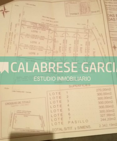 Se vende ultimo terreno sobre Lebensohn