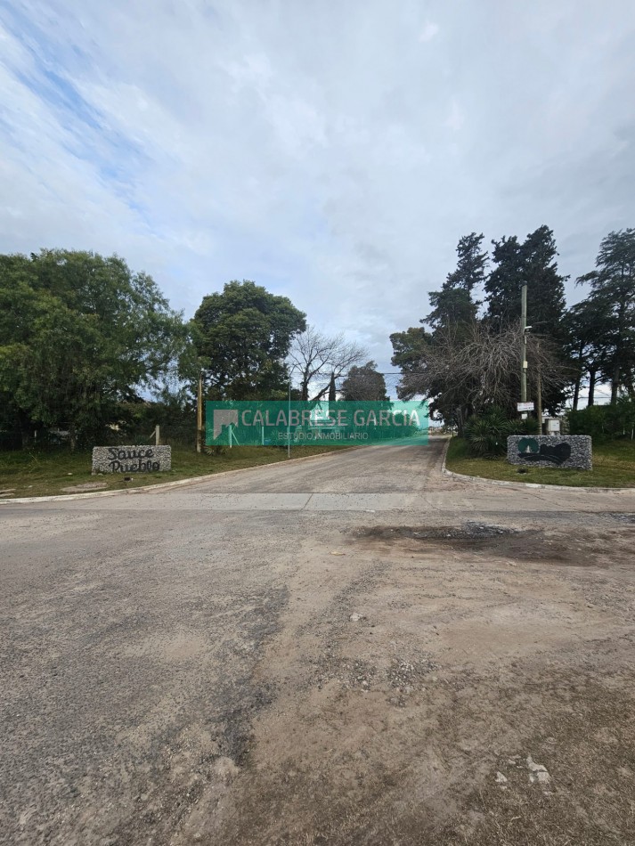 Se vende terreno loteo Sauce Pueblo
