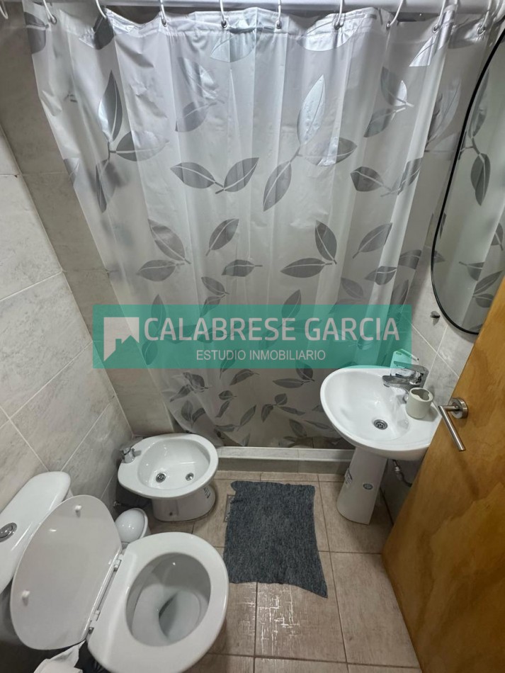 En venta departamento monoambiente , amoblado , con patio,  edificio con ascensor !