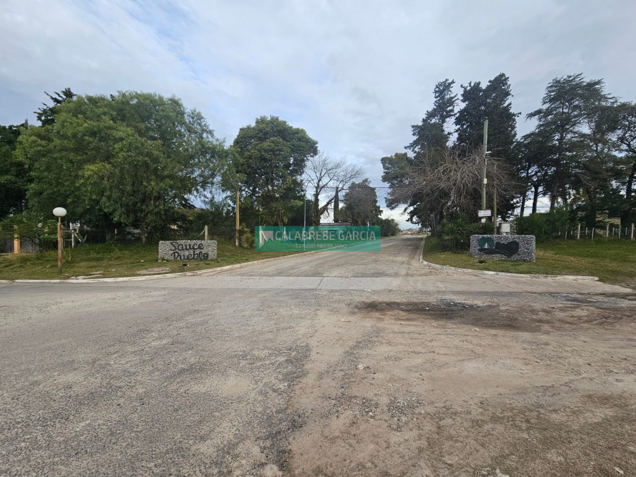 Se vende terreno loteo Sauce Pueblo